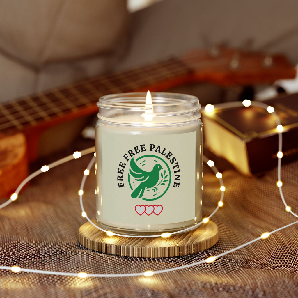 Free Palestine Scented Candles - Home Decor