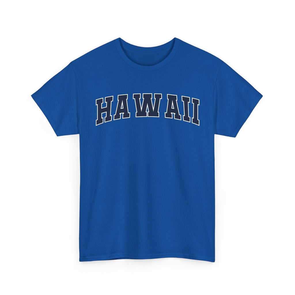 Hawaii Vintage Varsity Unisex T-shirt - Royal / S - T-Shirt