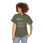 School Definition Unisex Tee Perfect for Students Teachers Casual Wear Back to School Birthday Gifts Graduation