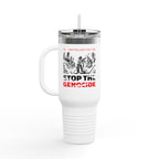 Stop the Genocide Insulated Travel Mug - 40oz / White