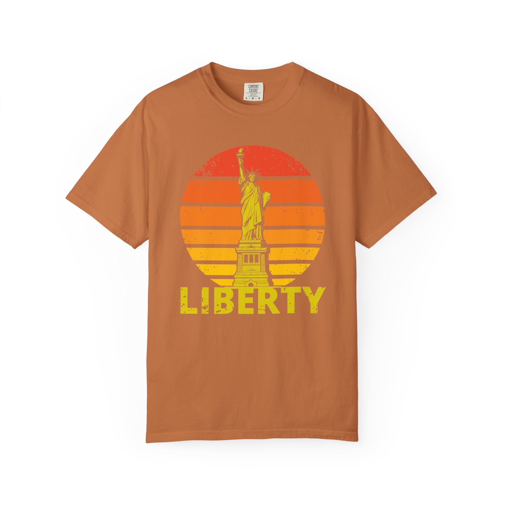 Liberty Statue Vintage T-Shirt - Yam / S