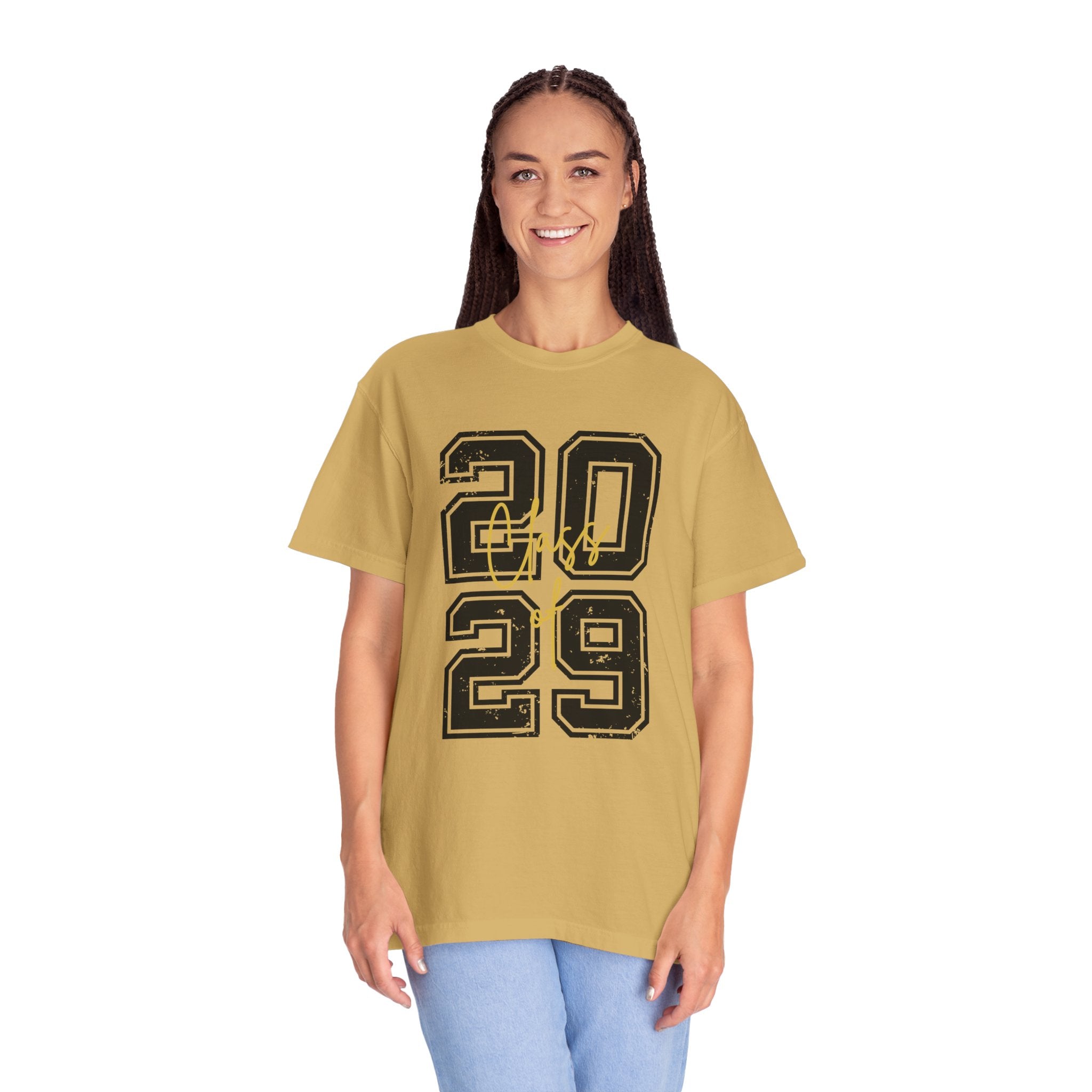 Class of 2029 Vintage Unisex T-Shirt Trendy Graphic Tee for Celebrations Comfortable Everyday Wear Unique Gift Idea