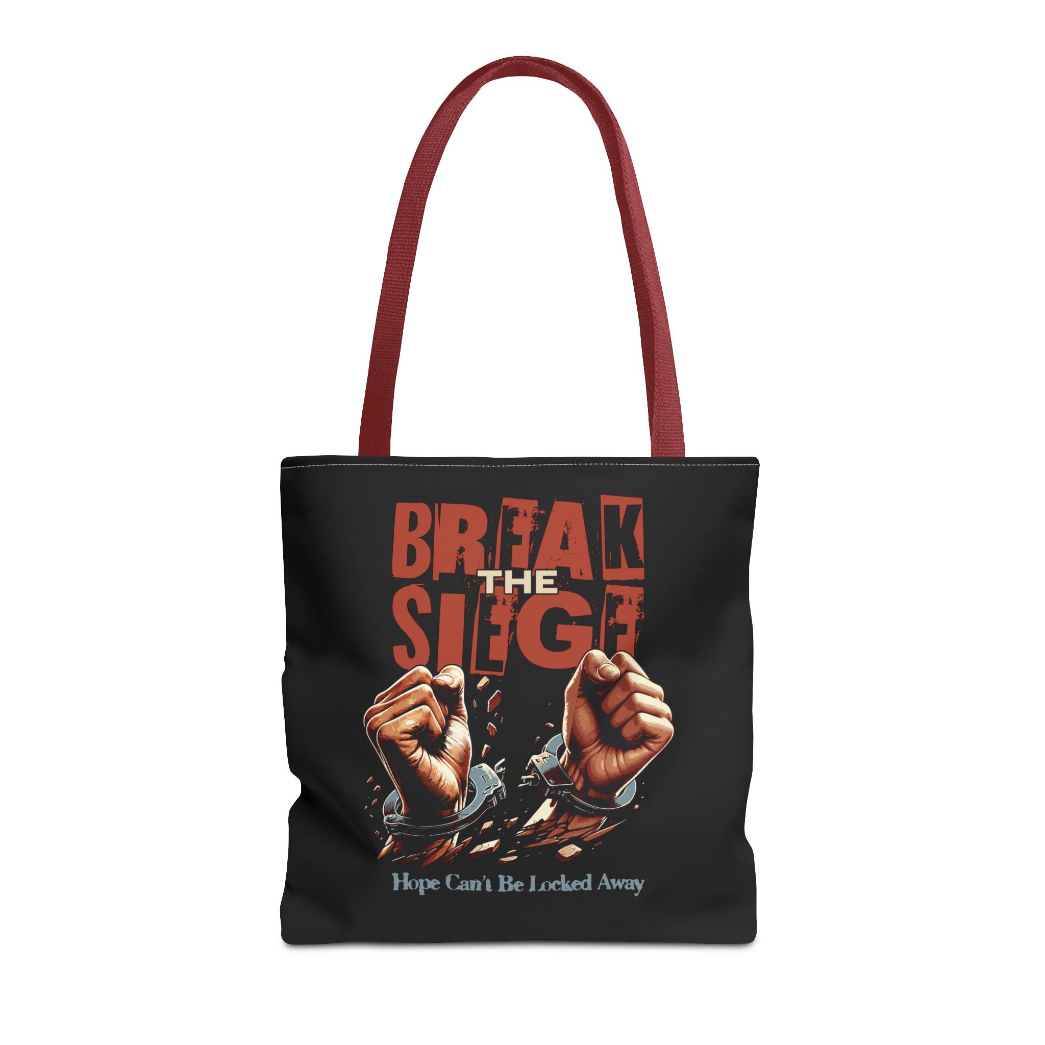 Break Siege Tote Bag - 16’’ × / Red - Bags