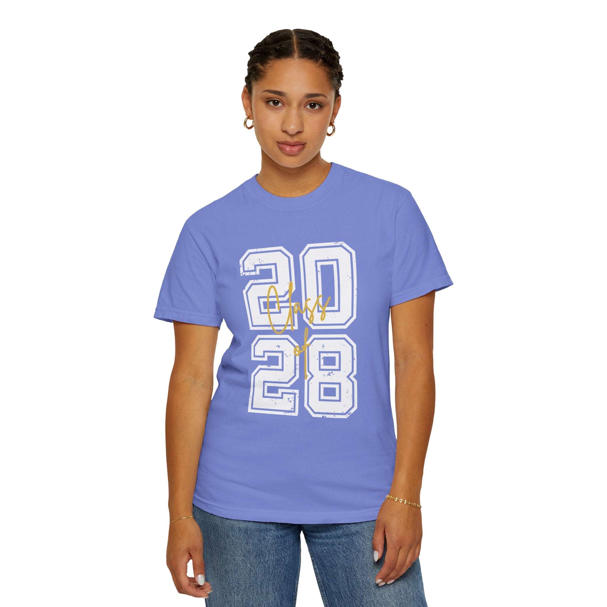 Graduation Unisex T-Shirt 2028 Customizable College Tee High School Graduation Gift Trendy Casual Wear - T-Shirt