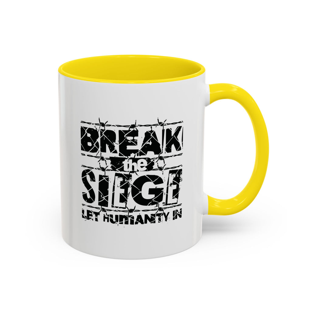 Break the Siege Accent Coffee Mug