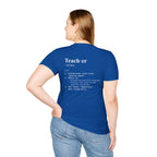 Teacher Definition T-Shirt (V3 - Back Print) - T-Shirt