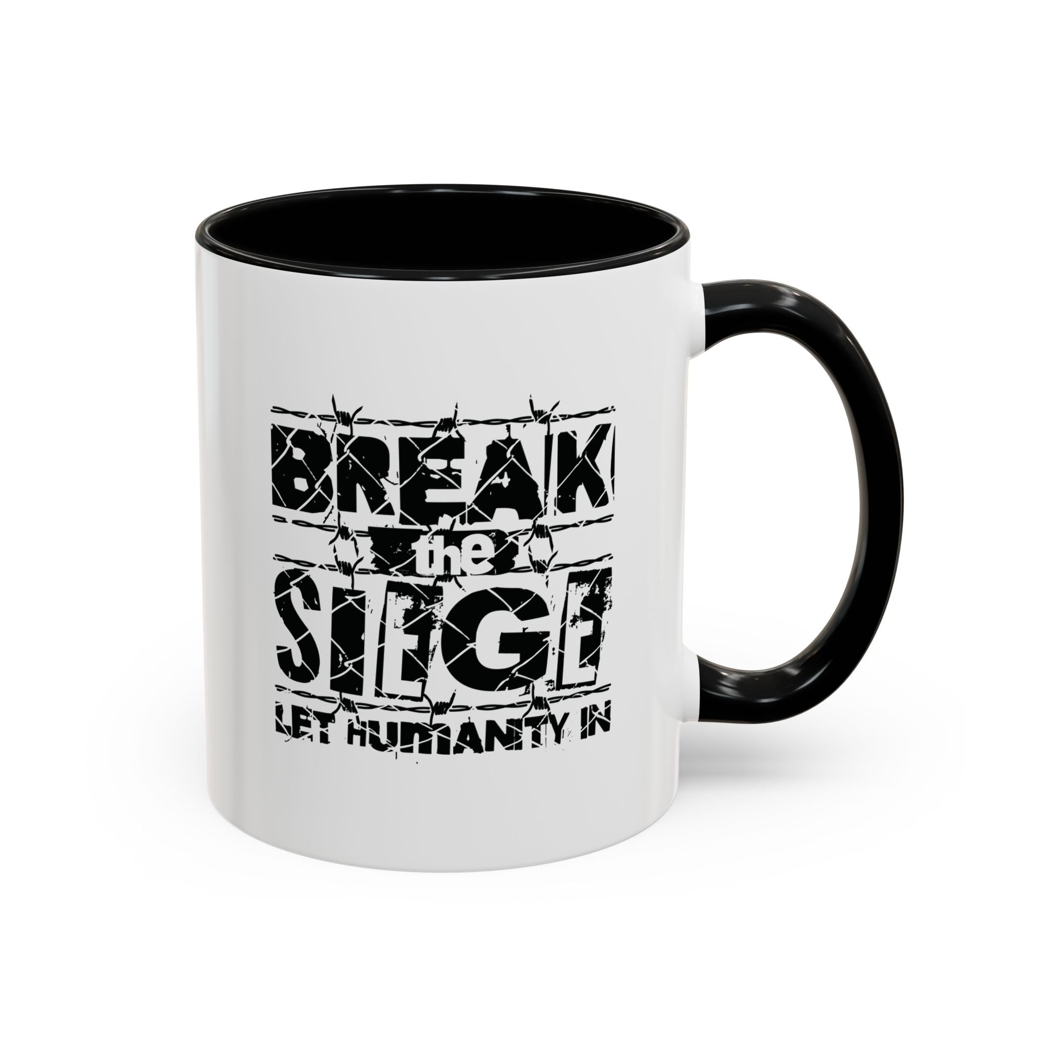 Break the Siege Accent Coffee Mug