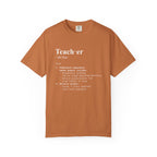 Teacher Definition T-Shirt (V1) - Yam / S - T-Shirt