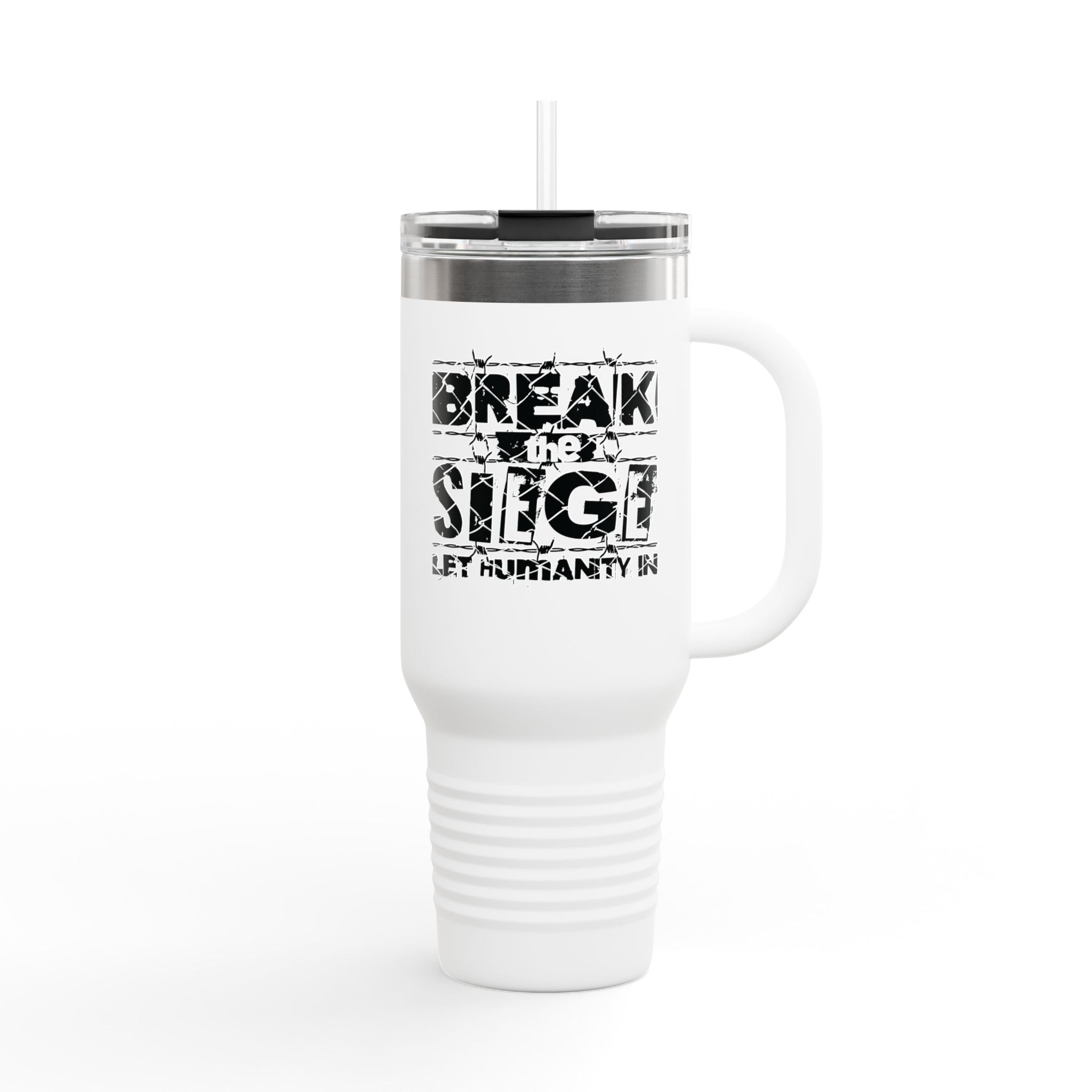 Break the Siege Insulated Travel Mug
