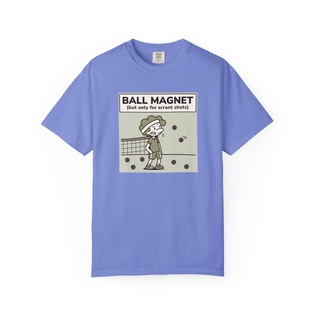 Funny Pickleball T-Shirt | Sarcastic ’Errand Boy’ Graphic Tee for Players - Flo Blue / S