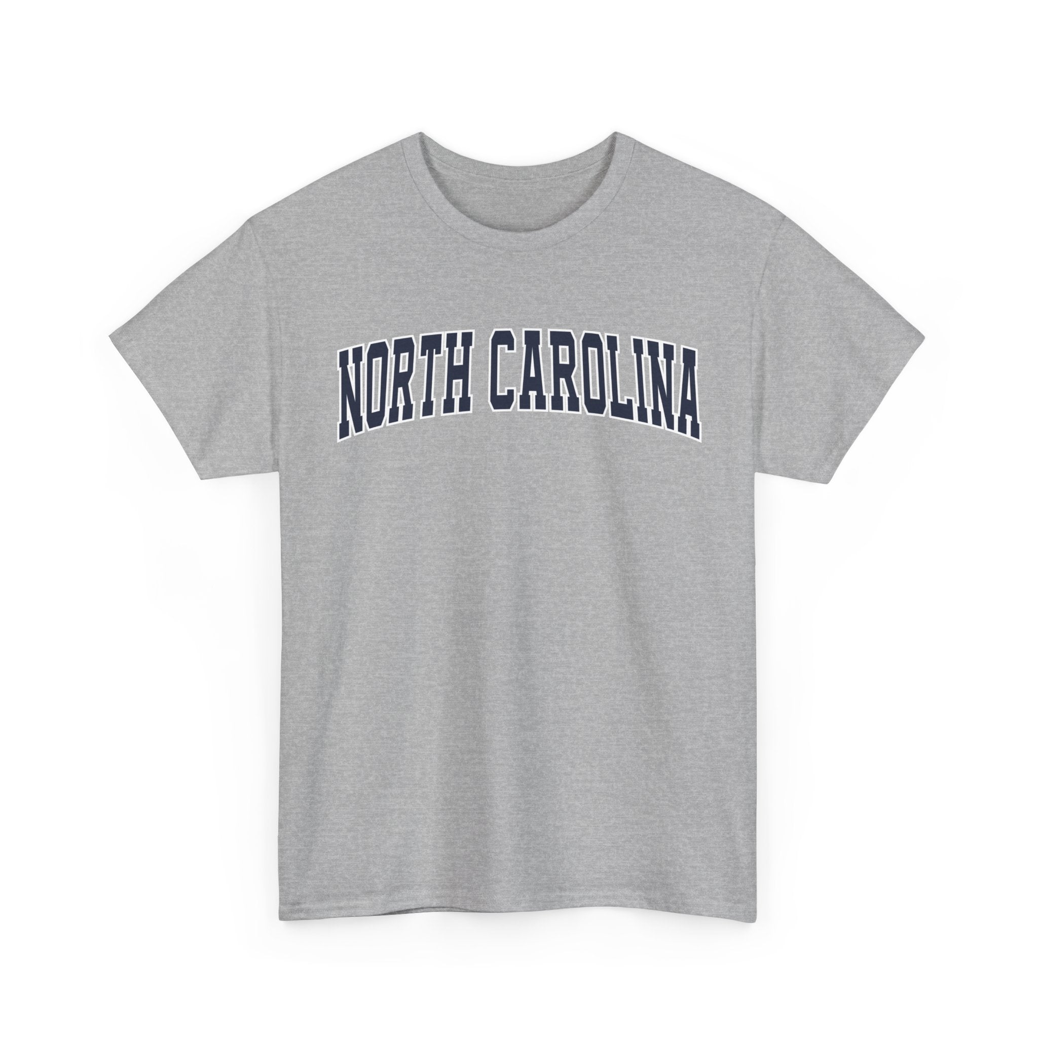 North Carolina Vintage Varsity Unisex T-shirt - Sport Grey / S - T-Shirt