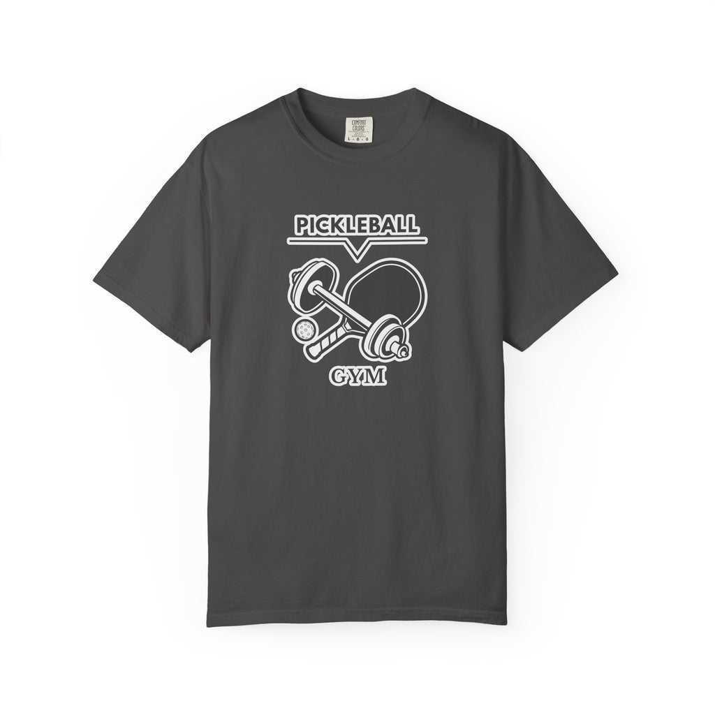 Funny Pickleball Gym T-Shirt | Humorous Workout Tee for Men & Women - Graphite / S
