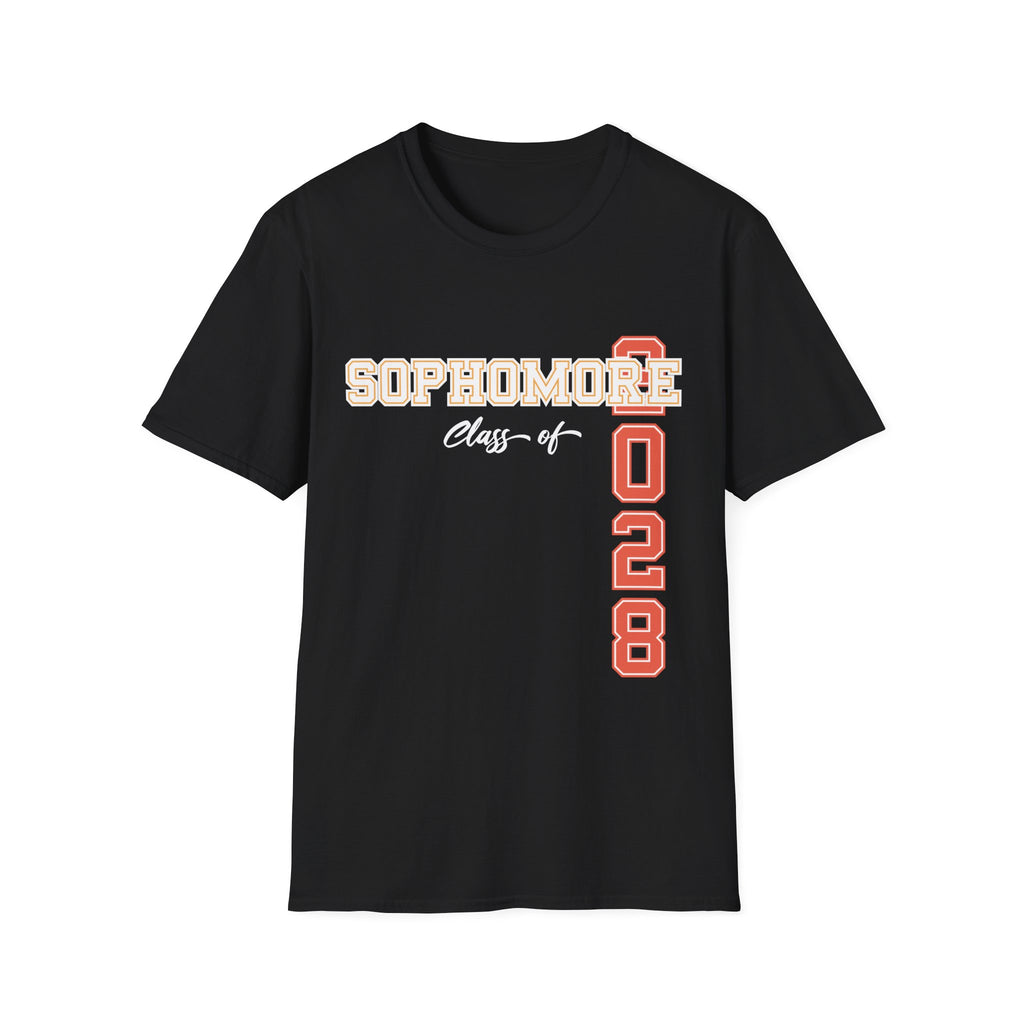 Sophomore Class of 2028 T-Shirt | Graduation Shirt | School Spirit Tee | Trendy Back to School Apparel | Gift