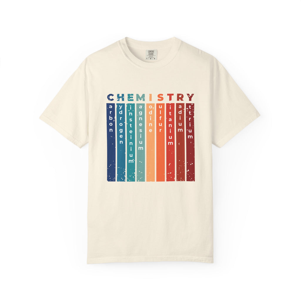 Vintage Chemistry T-Shirt | Retro Science Lover Tee - Ivory / S