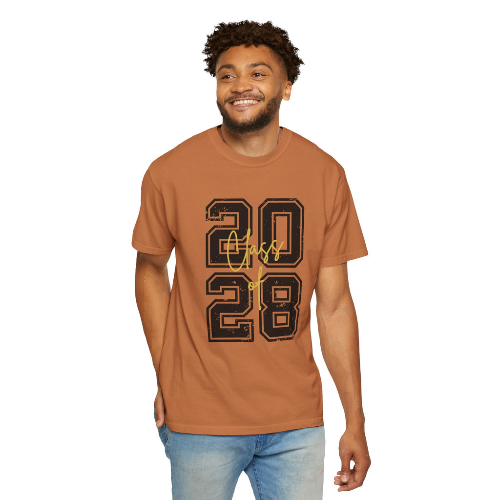 Graduation Unisex T-Shirt 2028 Customizable College Tee High School Graduation Gift Trendy Casual Wear - T-Shirt