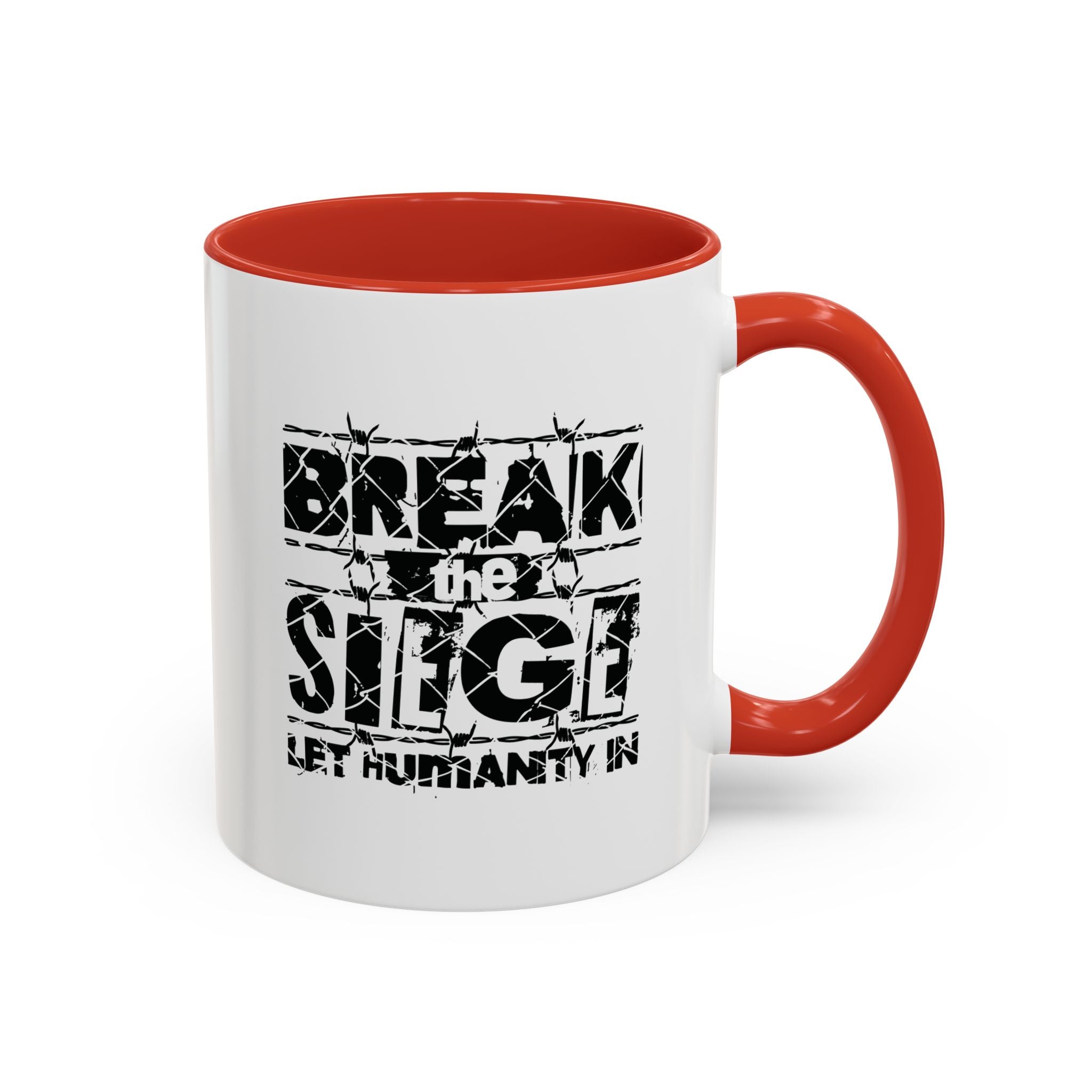 Break the Siege Accent Coffee Mug