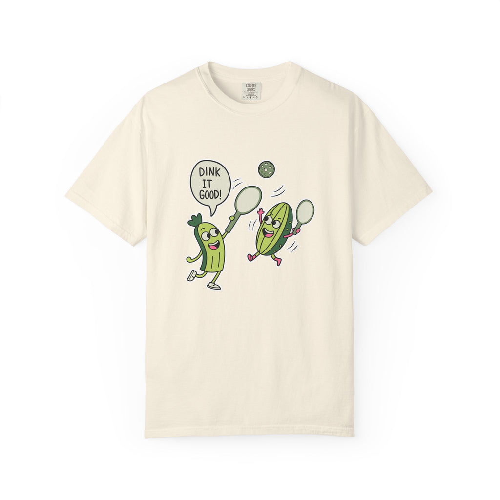 Dink It Good’ Pickleball T-Shirt | Funny Sports Graphic Shirt - Ivory / S