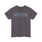 South Dakota Vintage Varsity Unisex T-shirt - Charcoal / S - T-Shirt