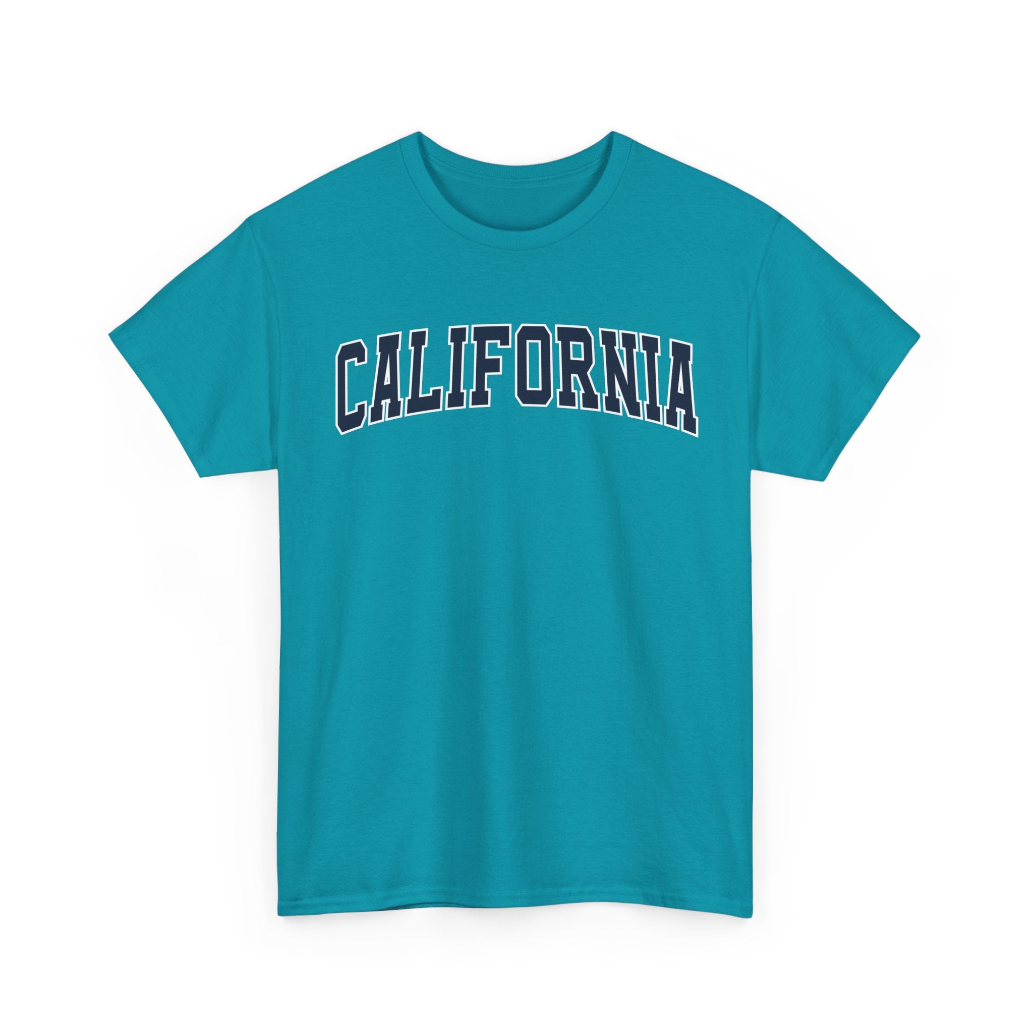 California Vintage Varsity Unisex T-shirt - Tropical Blue / S - T-Shirt
