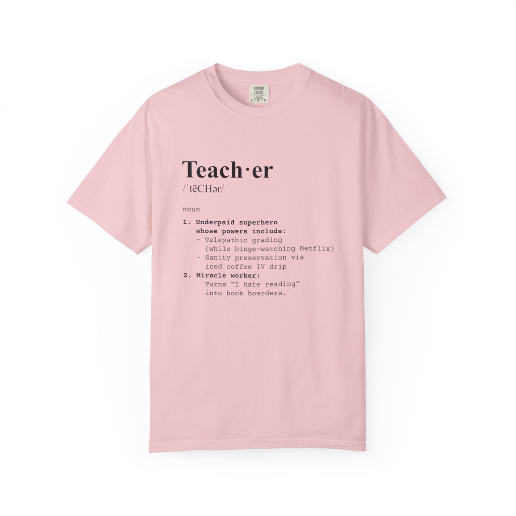 Teacher Definition T-Shirt (V1) - Blossom / S - T-Shirt