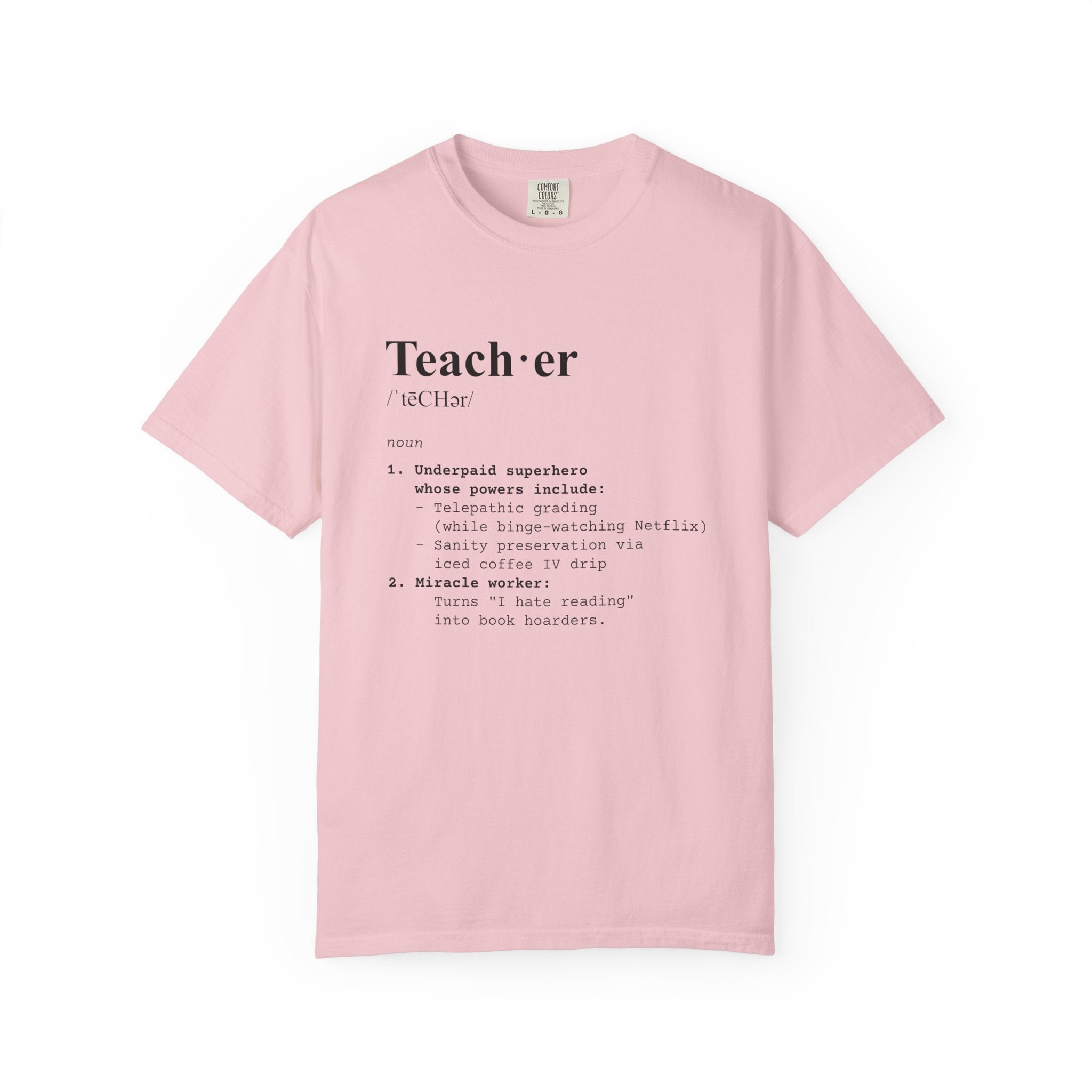 Teacher Definition T-Shirt (V1) - Blossom / S - T-Shirt