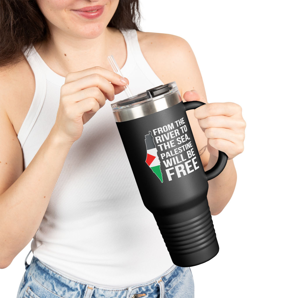 Palestine Freedom Insulated Travel Mug