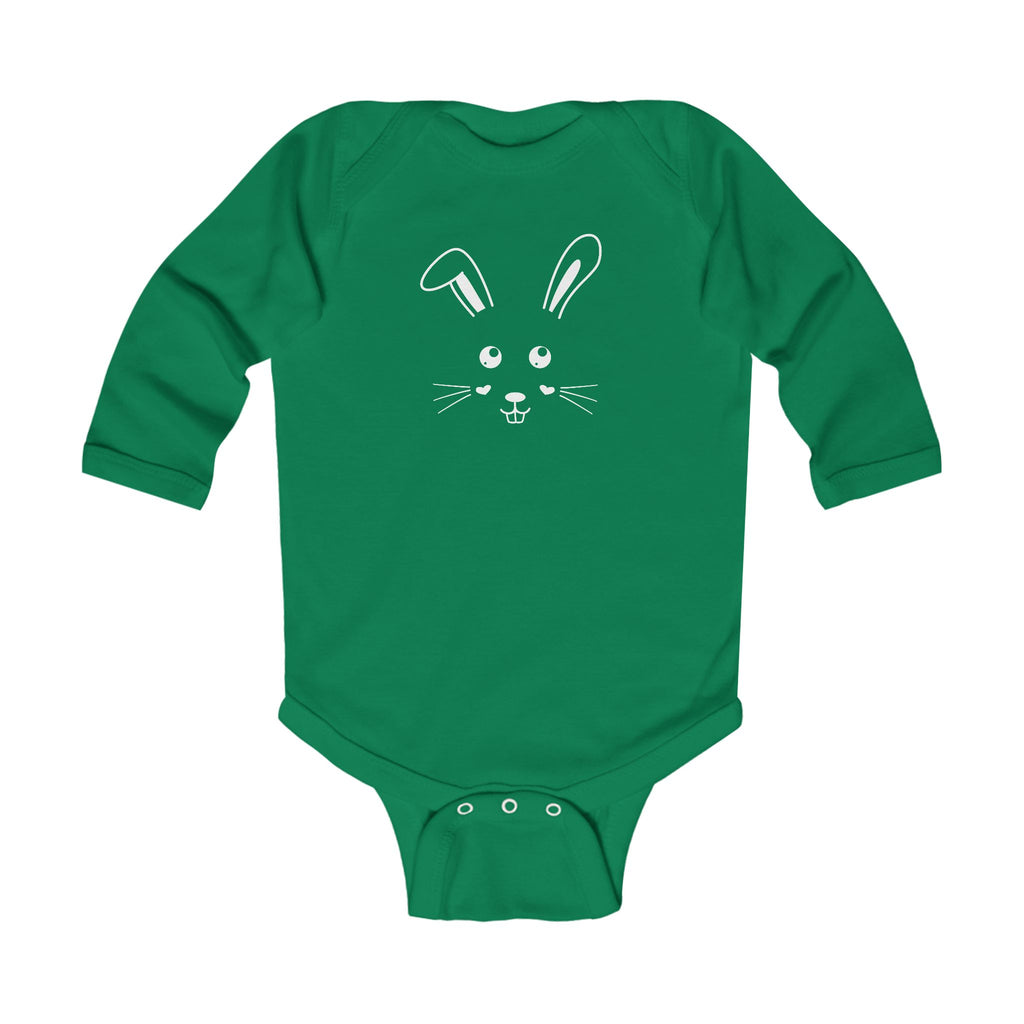 Cute Bunny Infant Long Sleeve Bodysuit - Kids clothes