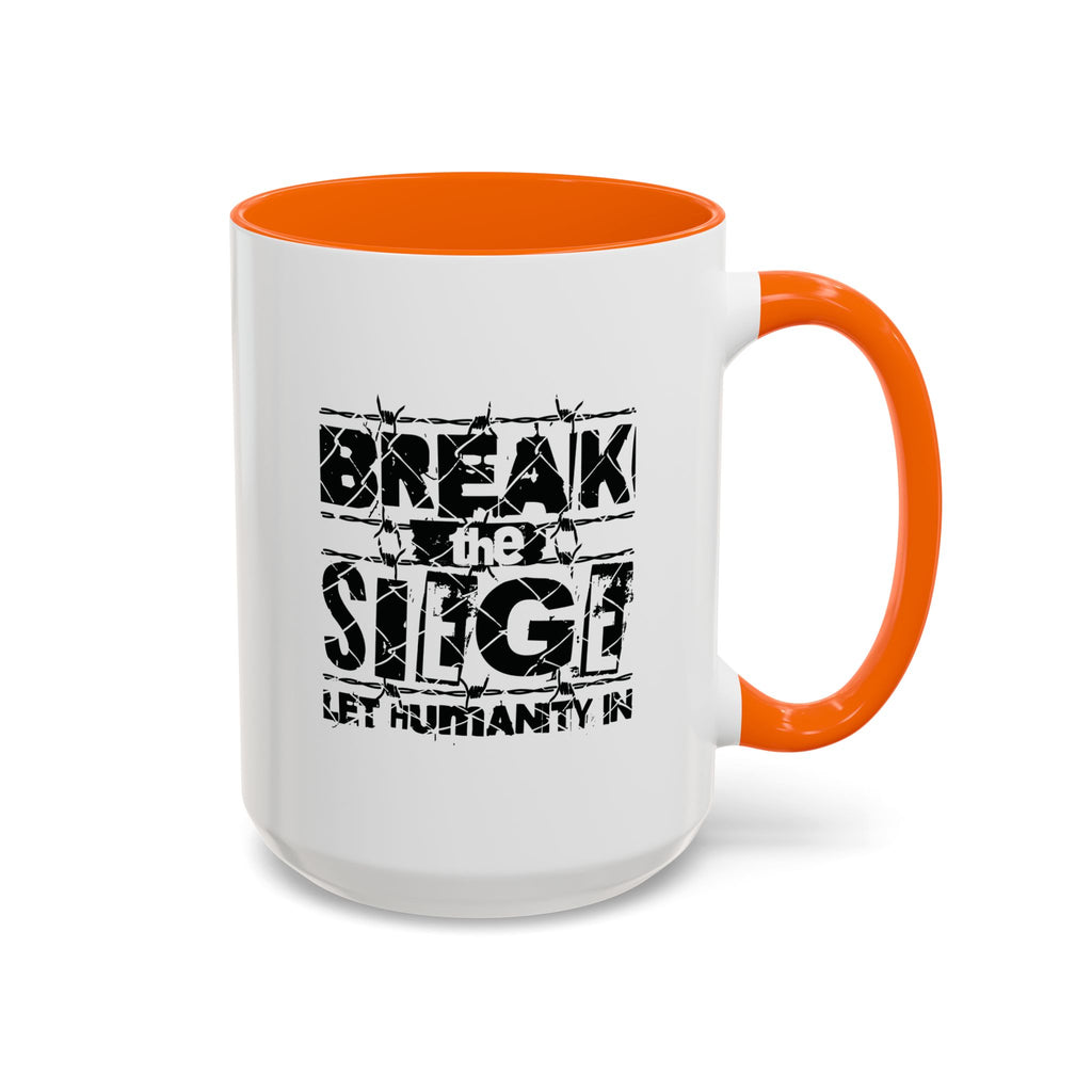 Break the Siege Accent Coffee Mug
