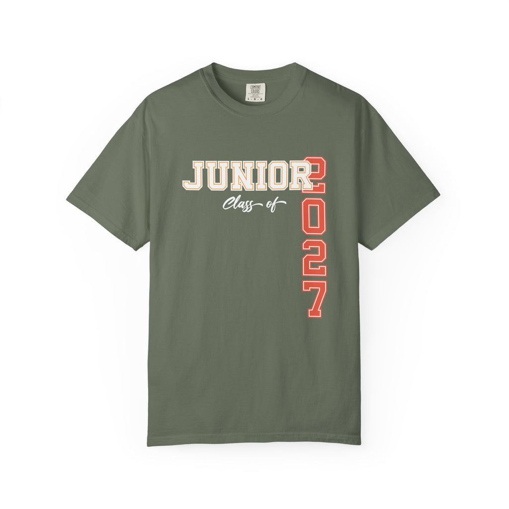 Junior Class of 2027 T-Shirt | Graduation Shirt | School Spirit Tee | Trendy Youth Apparel | Back to School Gift - Moss