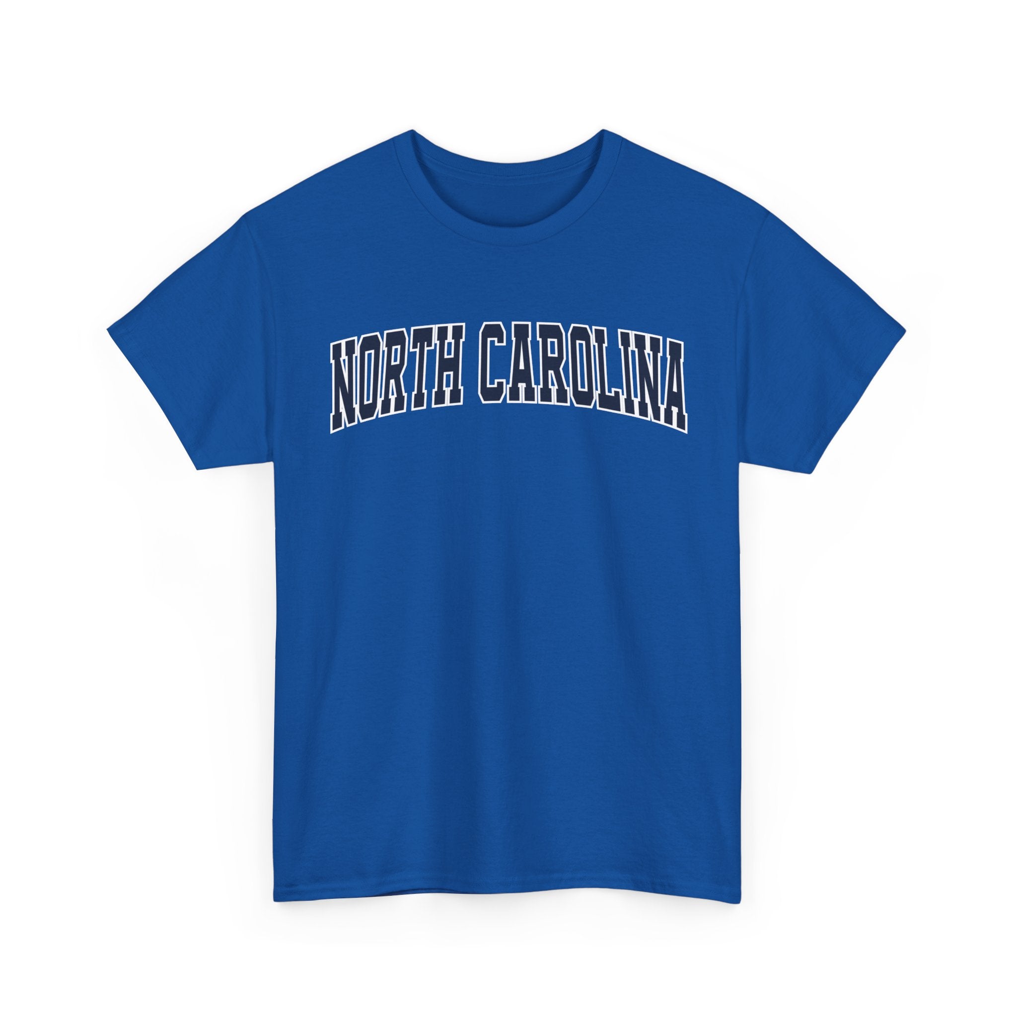 North Carolina Vintage Varsity Unisex T-shirt - Royal / S - T-Shirt