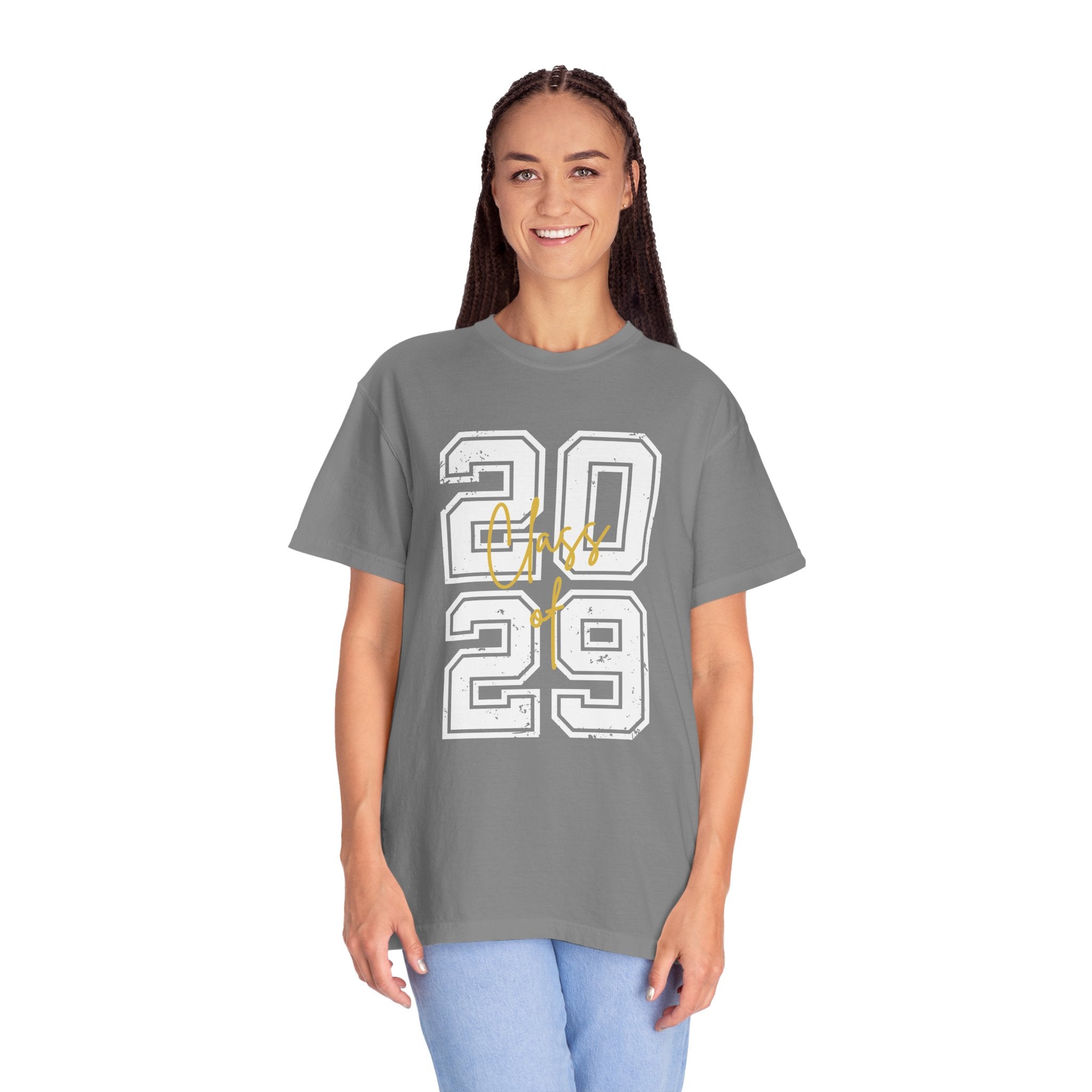 Class of 2029 Vintage Unisex T-Shirt Trendy Graphic Tee for Celebrations Comfortable Everyday Wear Unique Gift Idea