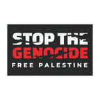 Stop the Genocide Car Magnet - 7.5’’ × 4.5’’ / Rectangle / 1 pc - Home Decor