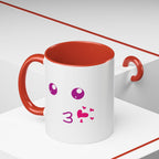 Cute Kiss Smiley Face Mug | XOXO Coffee Cup