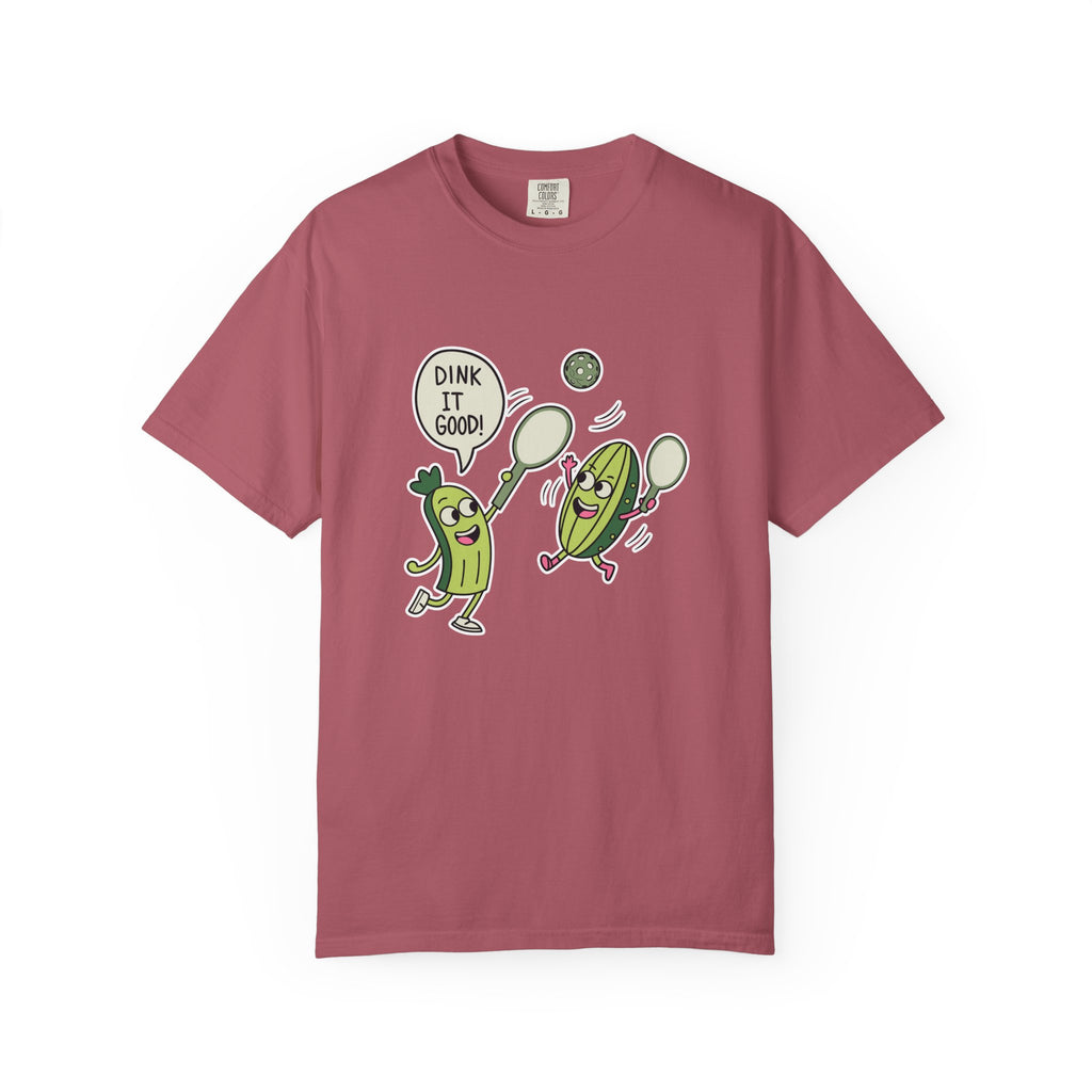 Dink It Good’ Pickleball T-Shirt | Funny Sports Graphic Shirt - Crimson / S