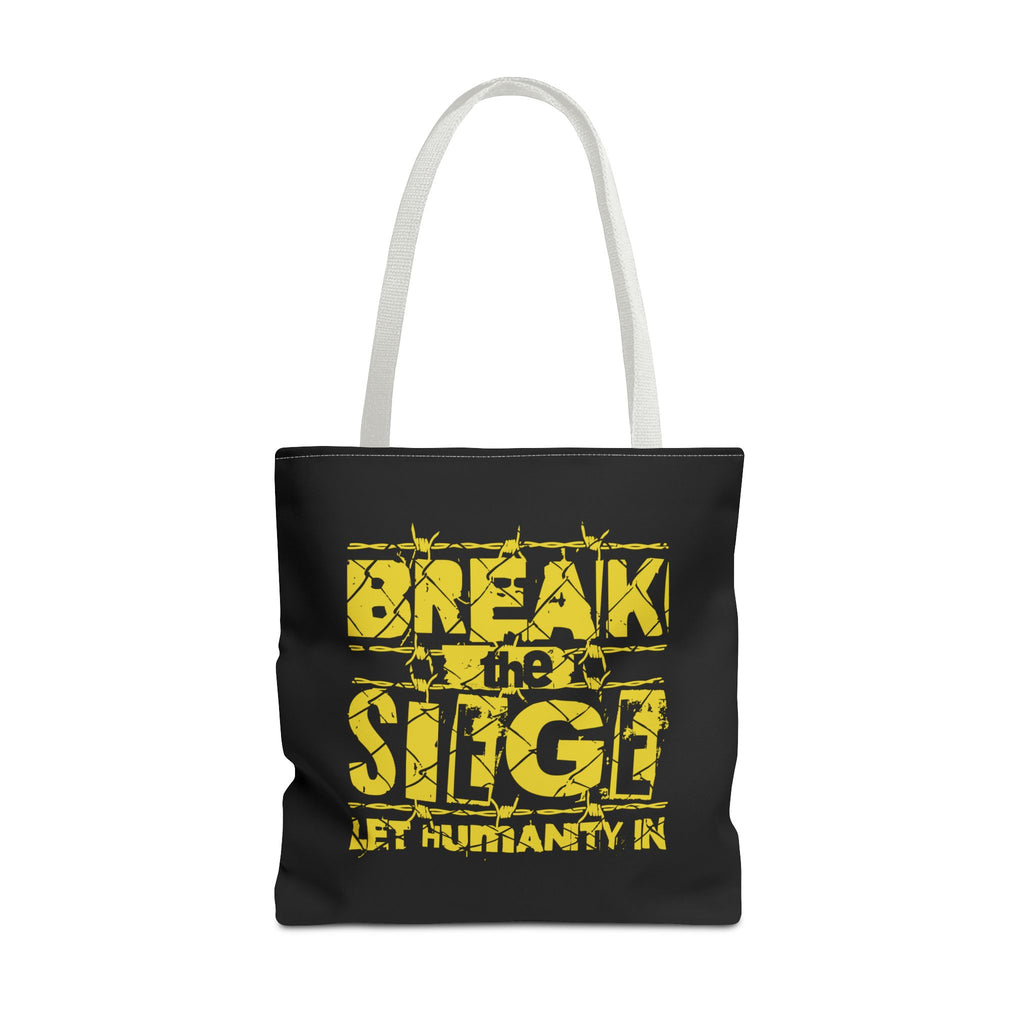 Break the Siege Tote Bag - 18’’ × / White - Bags