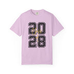 Graduation Unisex T-Shirt 2028 Customizable College Tee High School Graduation Gift Trendy Casual Wear - Orchid / S