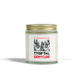 Stop the Genocide Scented Candles - 4oz / Clear / Beachwood - Home Decor