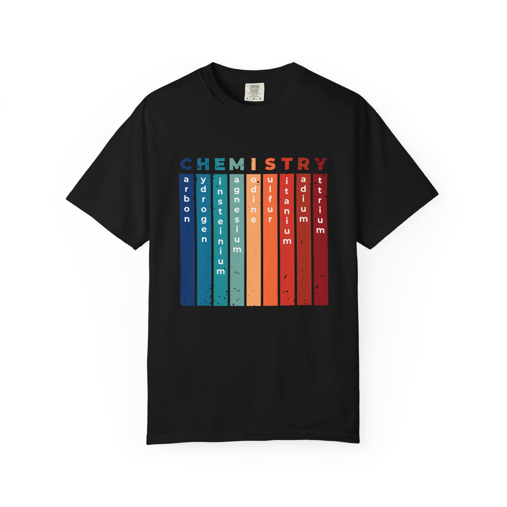 Vintage Chemistry T-Shirt | Retro Science Lover Tee - Black / S
