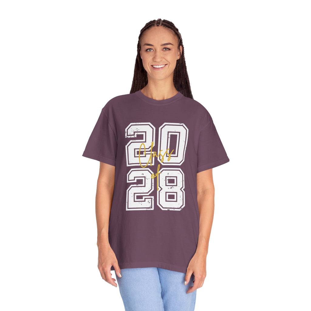 Graduation Unisex T-Shirt 2028 Customizable College Tee High School Graduation Gift Trendy Casual Wear - T-Shirt