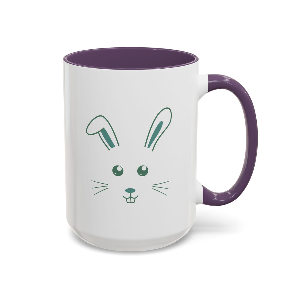 Cute Bunny Rabbit Accent Mug