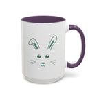 Cute Bunny Rabbit Accent Mug