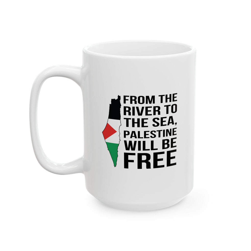 Palestine Freedom Ceramic Mug - 15oz