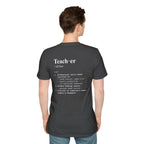 Teacher Definition T-Shirt (V2 - Back Print) - T-Shirt