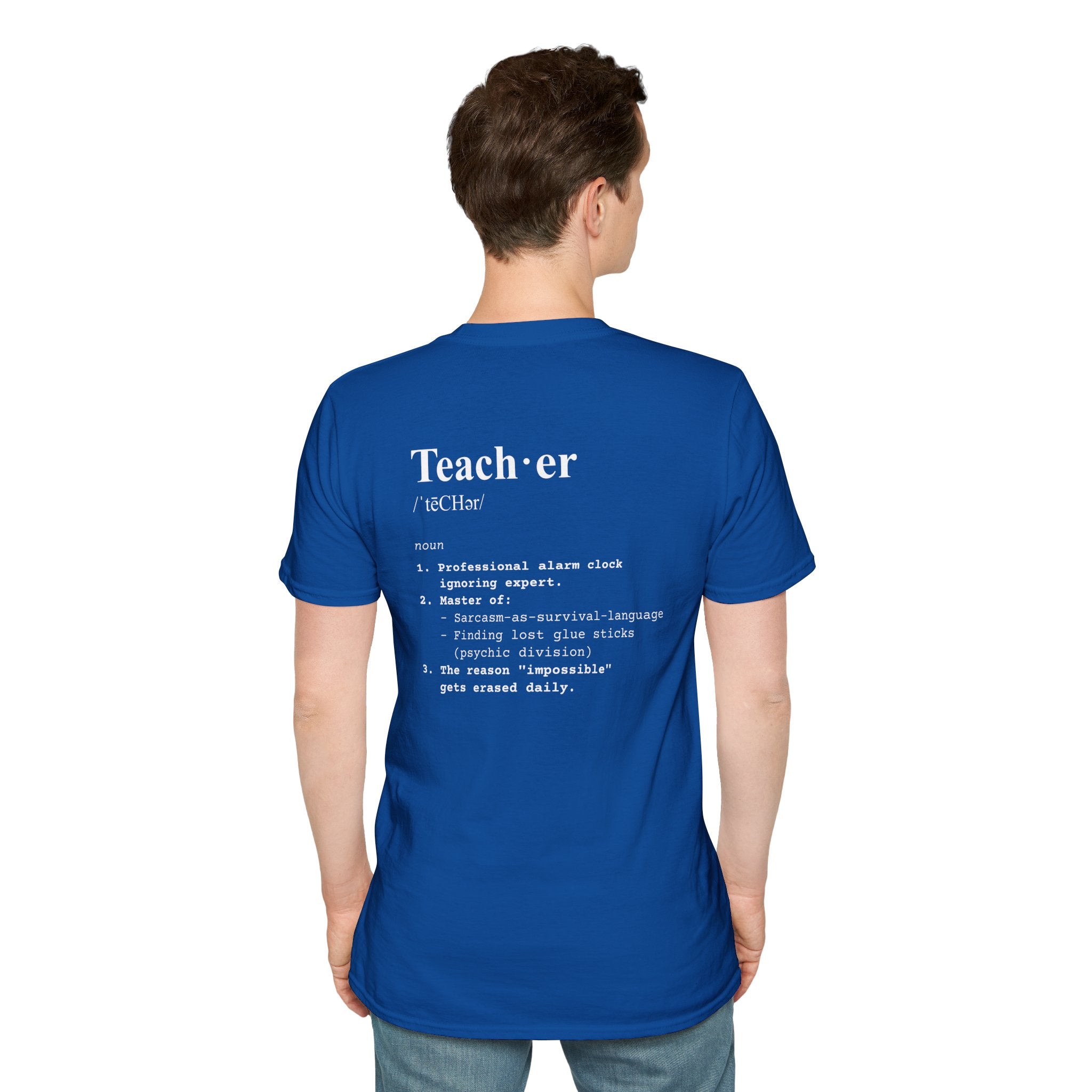 Teacher Definition T-Shirt (V3 - Back Print) - T-Shirt