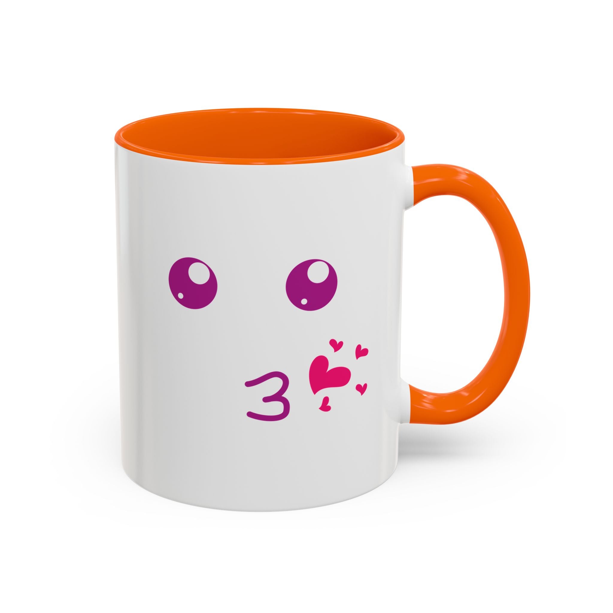 Cute Kiss Smiley Face Mug | XOXO Coffee Cup
