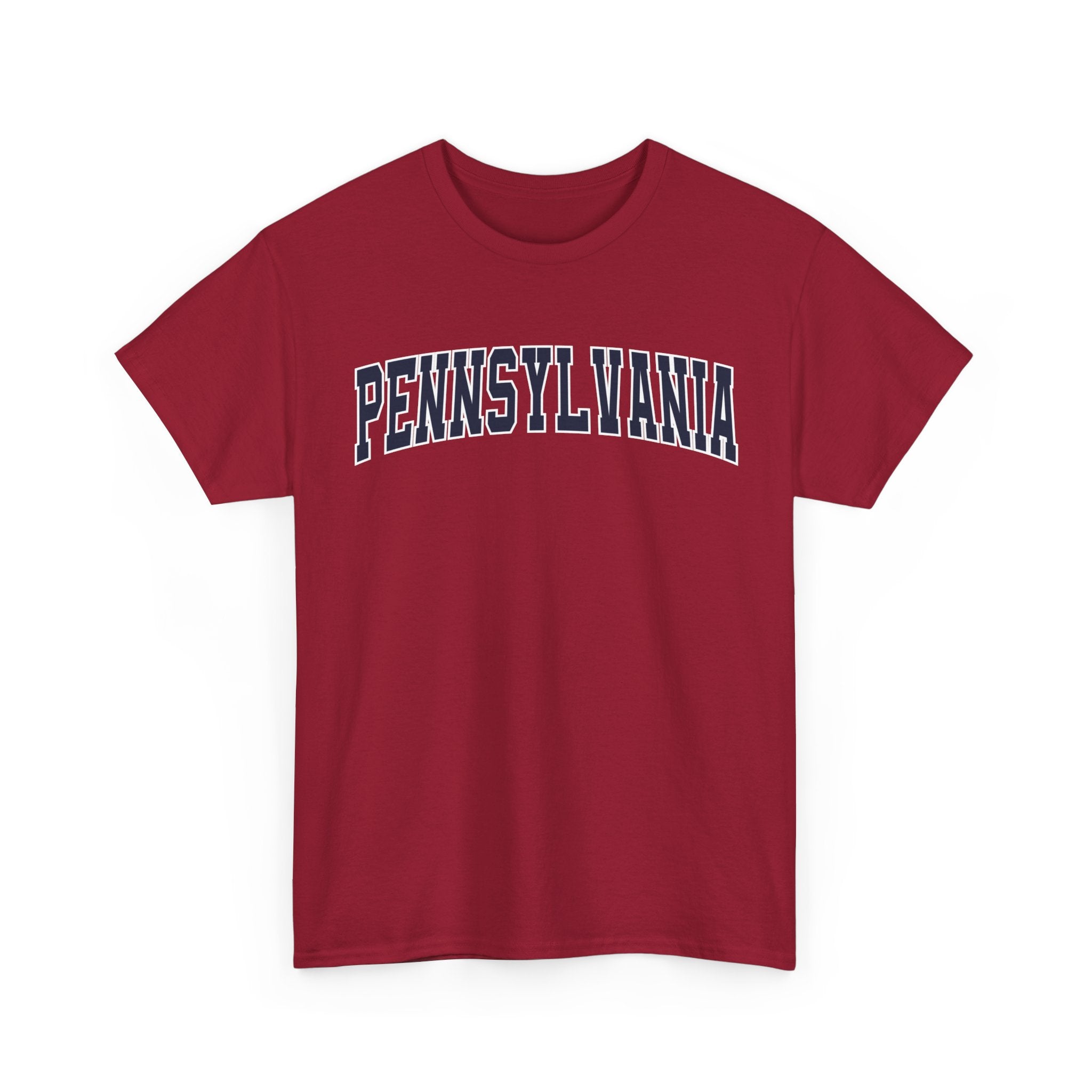 Pennsylvania Vintage Varsity Unisex T-shirt - Cardinal Red / S - T-Shirt