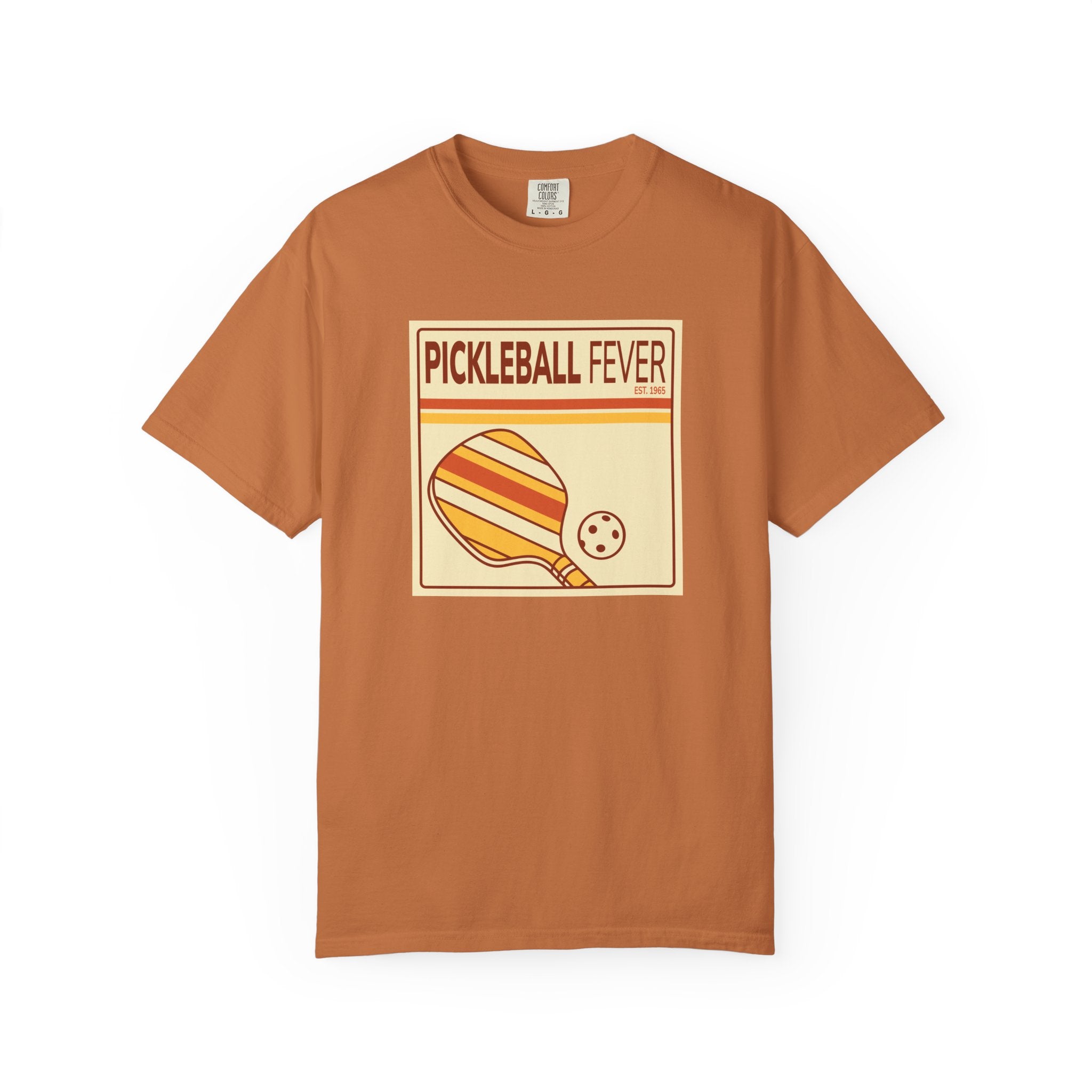 Pickleball Fever T-Shirt - Retro Graphic Unisex Tee for Players & Fans - Yam / S