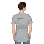 Teacher Definition T-Shirt (V2 - Back Print) - T-Shirt