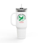 Free Palestine Insulated Travel Mug - 40oz / White