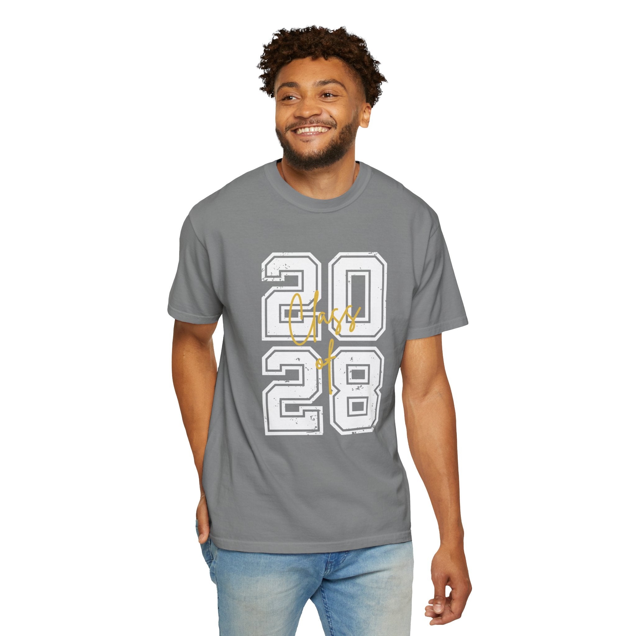 Graduation Unisex T-Shirt 2028 Customizable College Tee High School Graduation Gift Trendy Casual Wear - T-Shirt